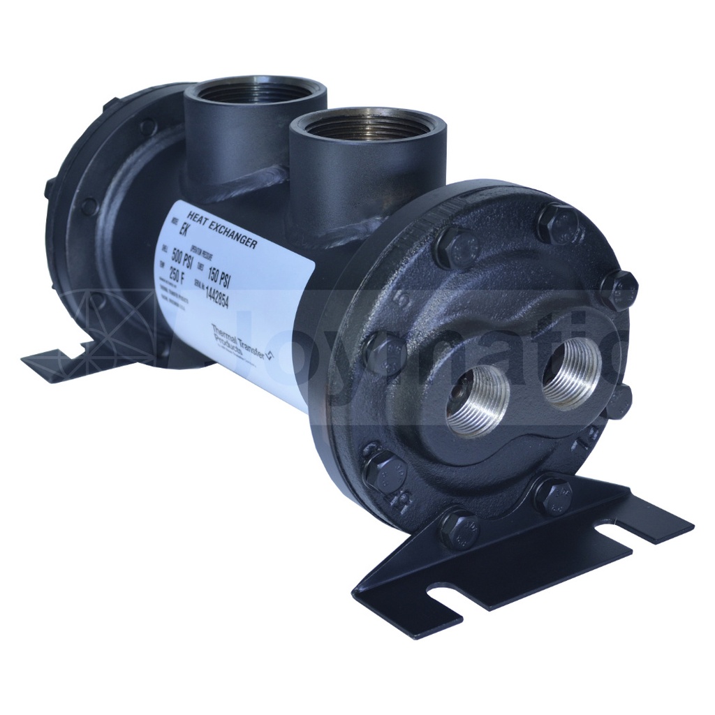 EK-718-T (TT-009T) Intercambiador Calor Aceite/Agua 5.0-24.0 GPM 2 Pasos 14.5-43.0 HPs 500 PSI